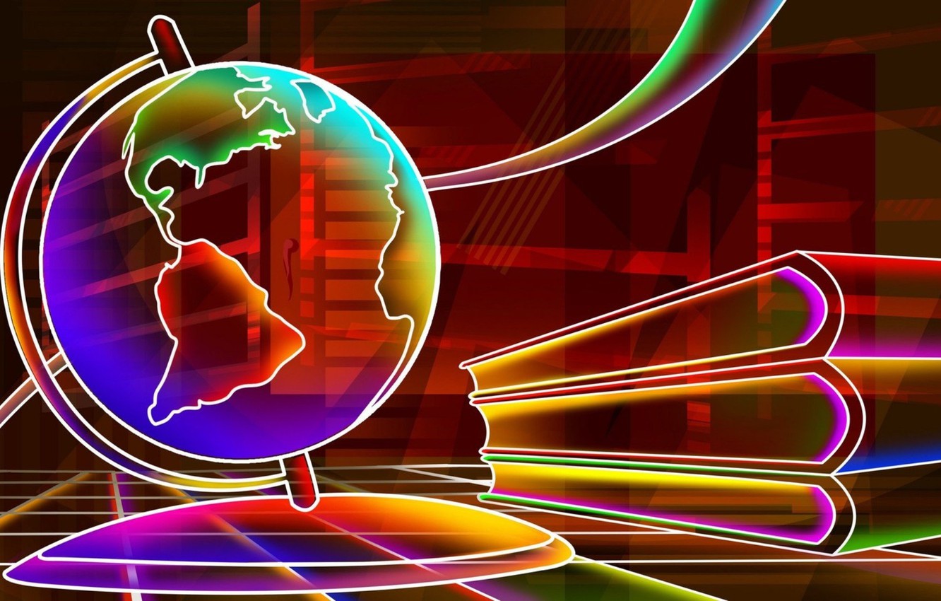 1332x850 Wallpaper Wallpaper, study, books, class, library, school, globe,  knowledge, education images for desktop, section абстракции - download