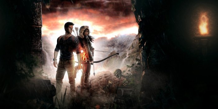 1680x1050 2901856 / 1680x1050 nathan drake lara croft uncharted tomb raider video  games artwork wallpaper JPG 234 kB - Cool wallpapers for me!