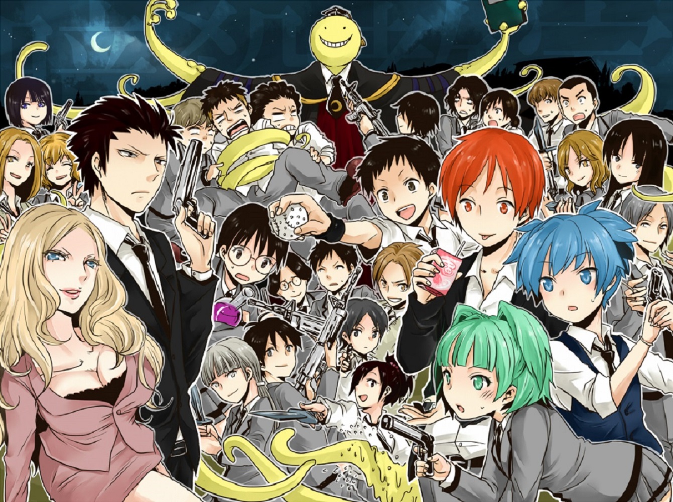 1341x1000 Assassination Classroom Wallpaper and Background Image | 1341x1000