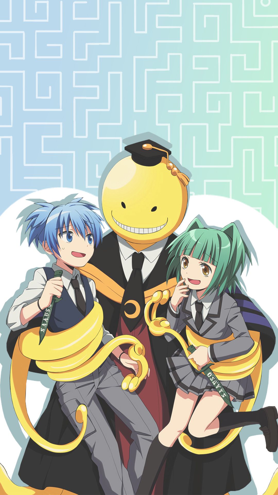 1080x1920 ♡Wallpapers and Lockscreen♡ — ♡ Assassination Classroom (Ansatsu  Kyoushitsu) ♡... | Assassination classroom, Classroom memes, Classroom