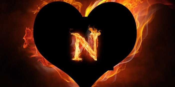 1080x1080 N Name Dp - Letter Images - Photo - Wallpaper For Whatsapp