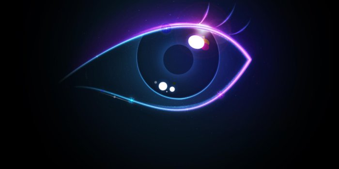 1680x1050 Abstract neon eye HD wallpaper download - Abstract wallpapers