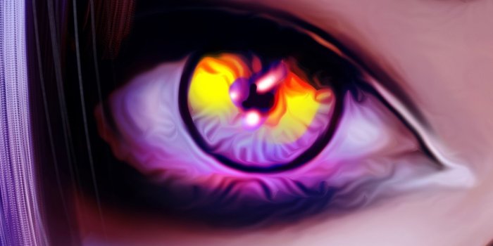 1220x2160 Asian eyes illustration Wallpaper 4k Ultra HD ID:5127