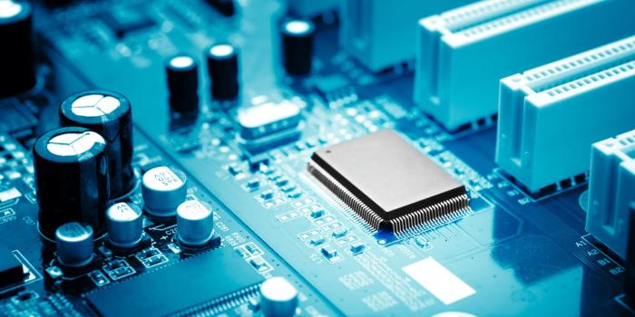 1332x850 Wallpaper blue, electronic circuits, components images for desktop, section  hi-tech - download