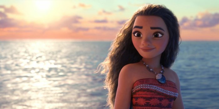 4585x1920 Moana Pictures - Moana Looking At The Sea - 4585x1920 Wallpaper - teahub.io