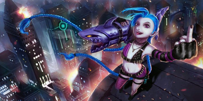 1920x1080 League Of Legends Jinx Wallpapers