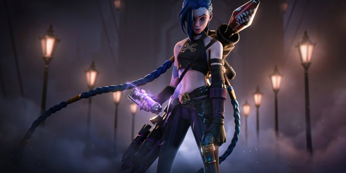 3840x2160 Arcane Jinx Skin Fortnite Wallpaper 4k Ultra HD ID:9010