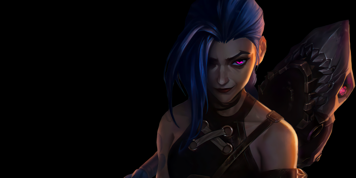4168x9296 Jinx OLED wallpaper/AOD [no spoilers] : r/arcane