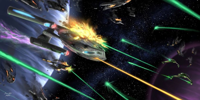 3840x1920 Star Trek Akira Class Battle 4k, HD Artist, 4k Wallpapers, Images,  Backgrounds, Photos and Pictures