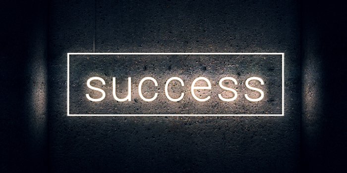 3600x2025 Success Wallpaper 4K, Neon light, Dark background, Wall, Black/Dark, #2065