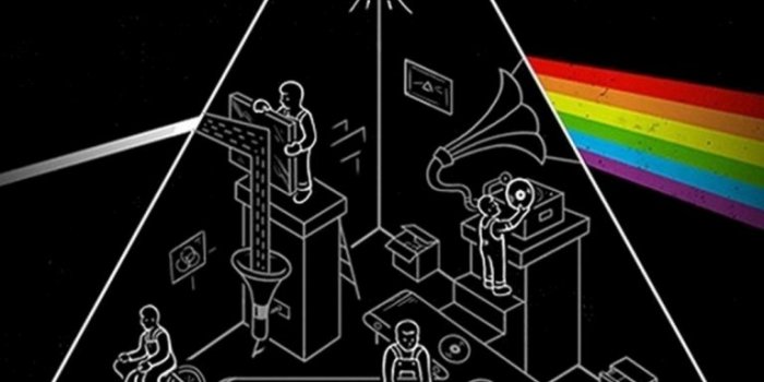 768x1664 Pink Floyd Dark Side Illustration Amoled Wallpaper | Traxzee