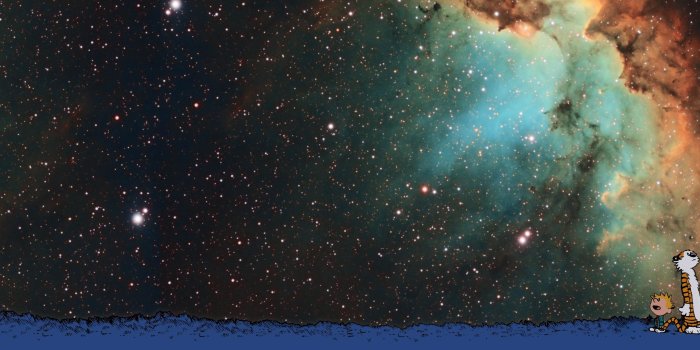 7680x2160 Calvin and Hobbes - Dual Screen 4K wallpaper