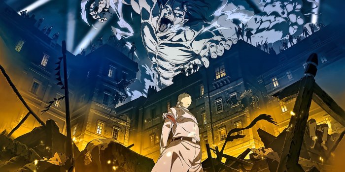 1332x850 Wallpaper the city, man, Titan, Attack Of The Titans, Shingeki No Kyojin, Eren  Yeager images for desktop, section сёнэн - download