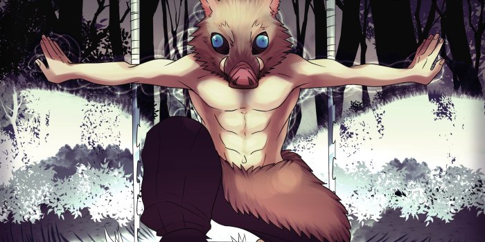 3000x2125 Inosuke Hashibira HD Wallpaper | Background Image | 3000x2125