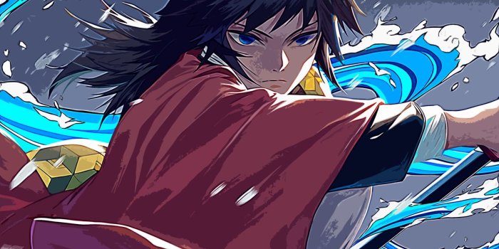 1200x857 demon slayer giyu tomioka' Poster by Hana Studio | Displate