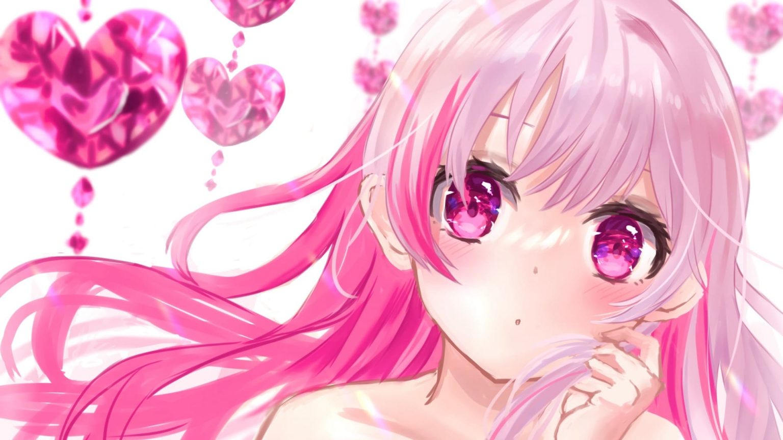 1536x864 Pink Anime Wallpapers - Background Images, Phone Wallpaper