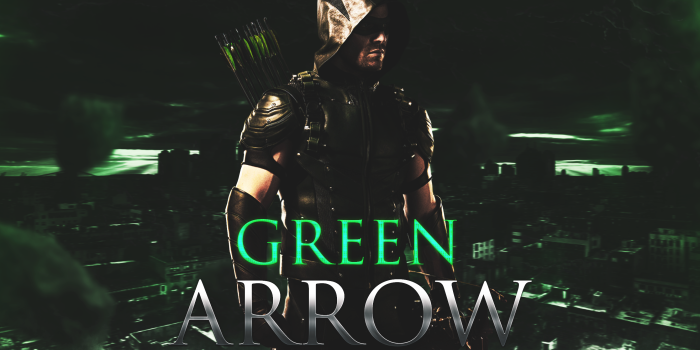 2667x1500 Fan Art] My Green Arrow wallpaper which i made a while ago! Hope you enjoy  :) : r/arrow