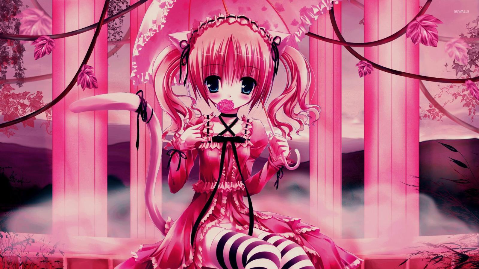 1920x1080 1920x1080 Pink Anime Wallpapers
