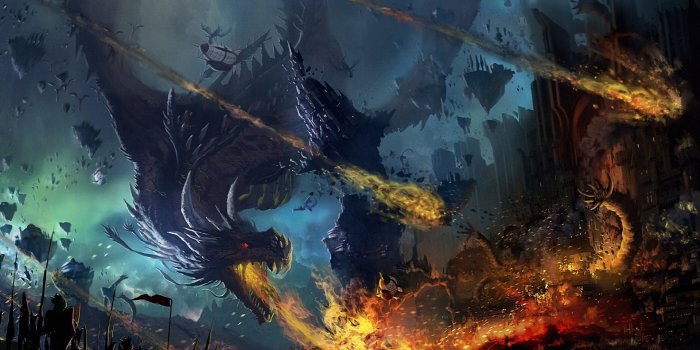 1920x1246 Dragon Fight HD Wallpaper | Background Image | 1920x1246