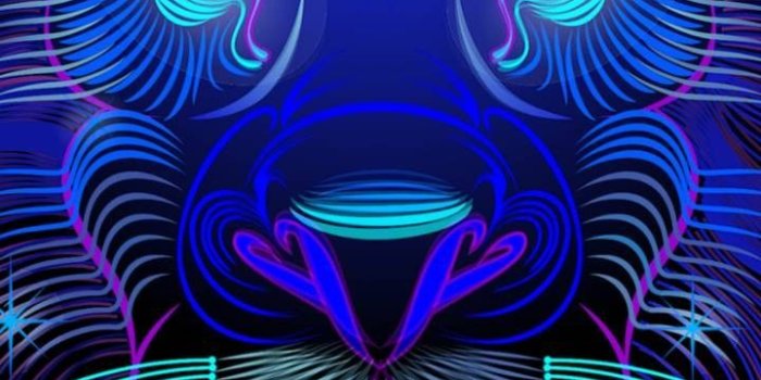 720x1280 Neon Blue Leo - 720x1280 Wallpaper - teahub.io