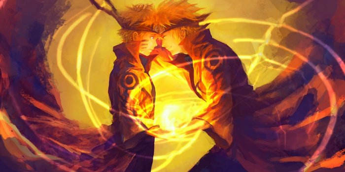 1280x720 naruto live wallpaper【Minato and Naruto】