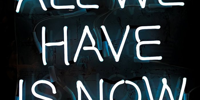 1125x2436 iPhoneXpapers.com | iPhone X wallpaper | oc35-allwehaveisnow-neon-word -nature