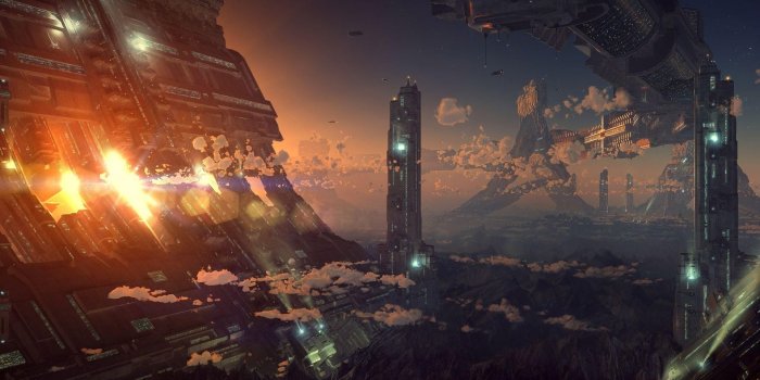 1920x1108 sci fi wallpaper - http://wallpapersko.com/sci-fi-wallpaper.html HD  Wallpapers Download | Sci fi wallpaper, City wallpaper, Sci fi city