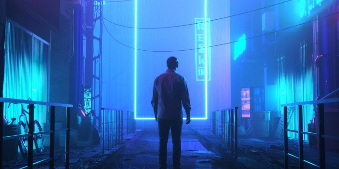 1920x1280 Wallpaper Neon, Digital Art, Futuristic City, Night, Cyber • Wallpaper For  You