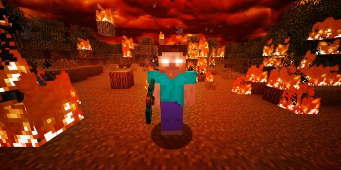 1131x707 Minecraft - Herobrine by JohnTuley on deviantART | Minecraft wallpaper,  Popularmmos minecraft, Minecraft