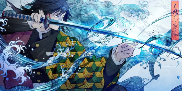 2048x1152 Demon Slayer -- Giyuu Tomioka HD wallpaper download - Anime wallpapers