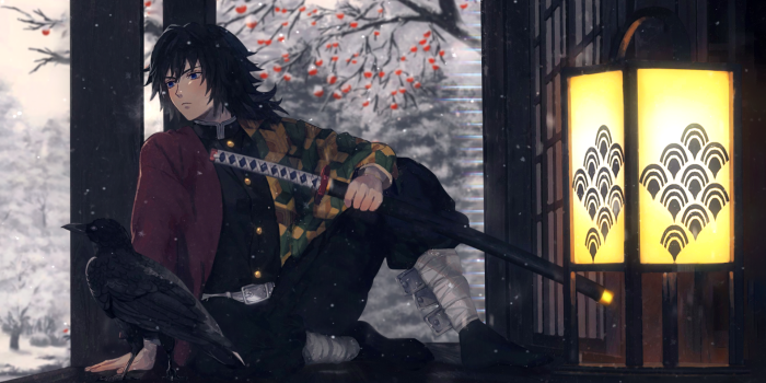 1920x1049 Demon Slayer Tomioka Giyuu - anime live wallpaper [DOWNLOAD FREE] #48001