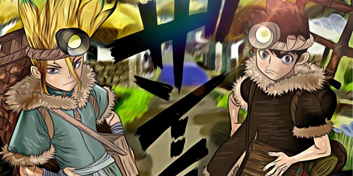 2560x1440 Dr. Stone - Taiju Oki & Senku Ishigami HD wallpaper download - Anime  wallpapers