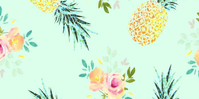 1080x1920 Free Phone Wallpapers And Backgrounds - Cute Pineapple Backgrounds  (#1339777) - HD Wallpaper & Backgrounds Download