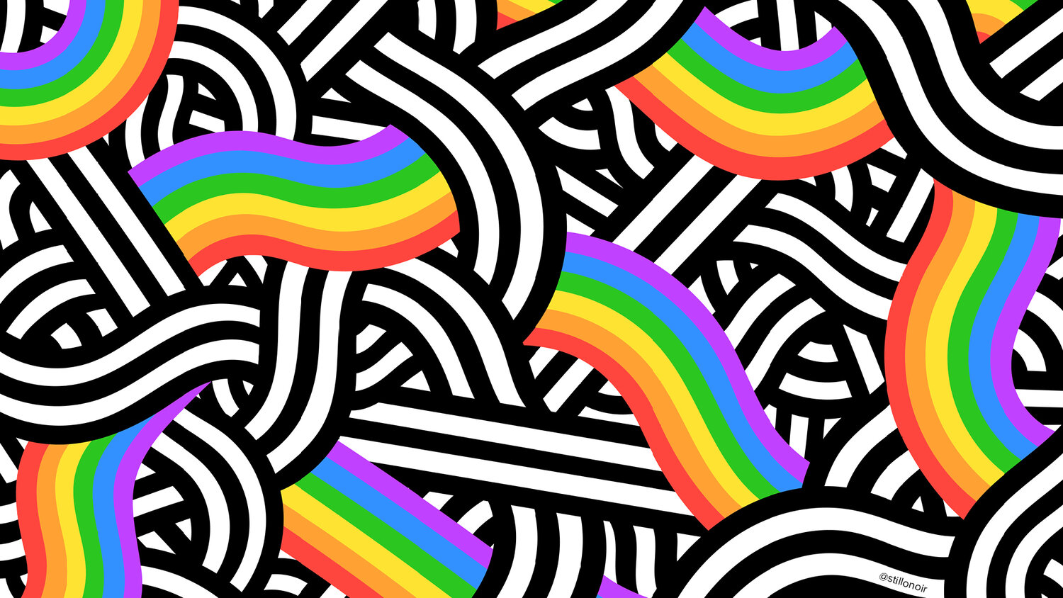 1500x844 Pride Flag Backgrounds — Stillo Noir