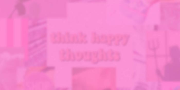 1183x2560 Think Happy Thoughts Aesthetic Pink Wallpapers - Wallpapers Clan