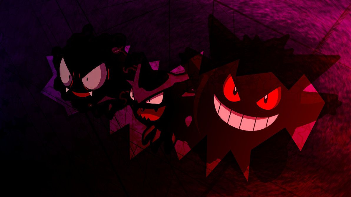 1192x670 Gengar Evolution : Widescreen by applejackles on deviantART | Ghost  pokemon, Gengar, Gengar pokemon