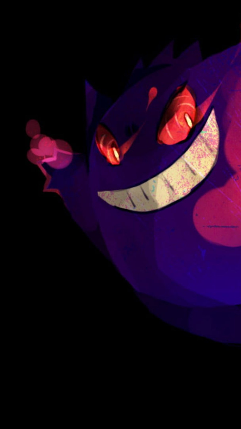 800x1420 Pokemon Character Digital Wallpaper, Gengar • Wallpaper For You