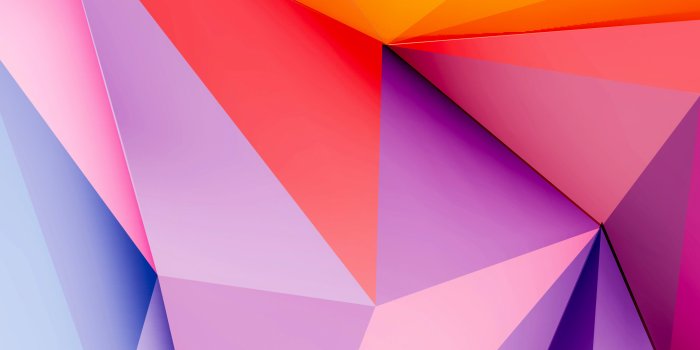 2842x6000 Abstract geometry wallpapers bring color and gradients to iPhone