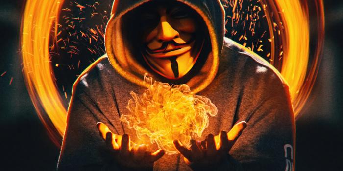 3805x2140 Flame In Hand Trick Anonymous, HD Artist, 4k Wallpapers, Images, Backgrounds,  Photos and Pictures