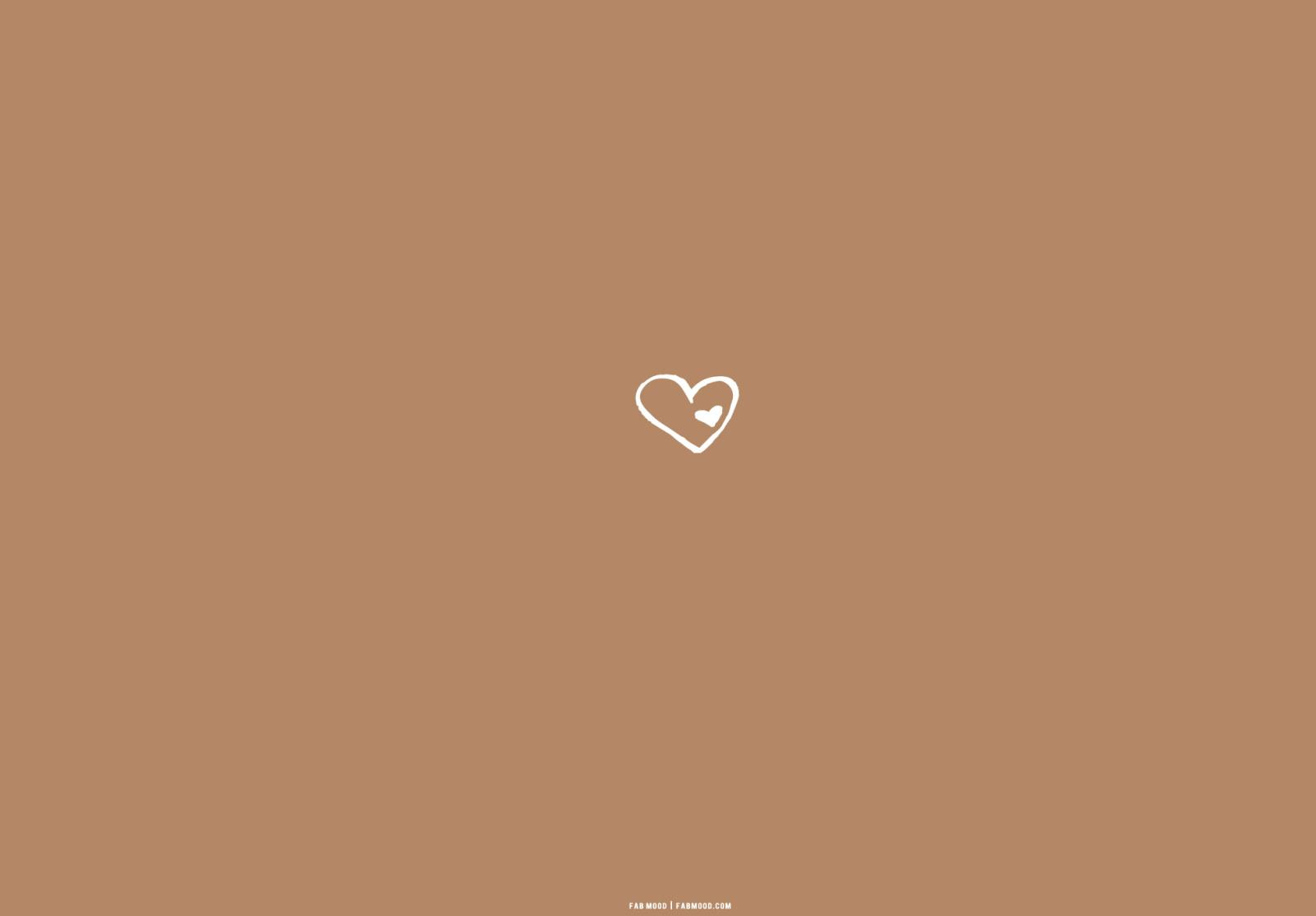 1970x1371 25 Brown Aesthetic Wallpaper for Laptop : Heart on Heart 1 - Fab Mood |  Wedding Colours, Wedding Themes, Wedding colour palettes