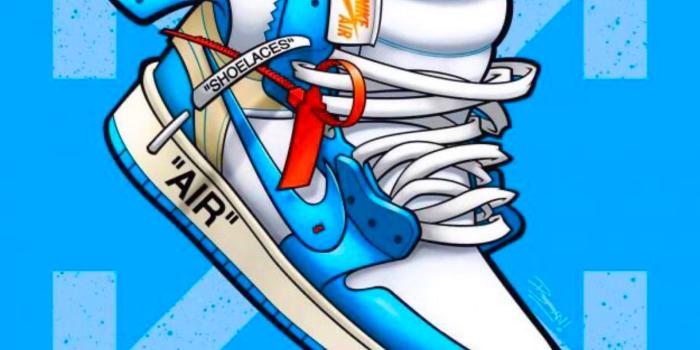 2160x3840 Blue Nike Shoes Wallpapers