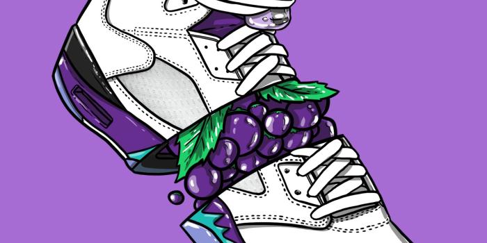 2000x2000 Cartoon Jordan Shoes Wallpapers 2020 - Broken Panda