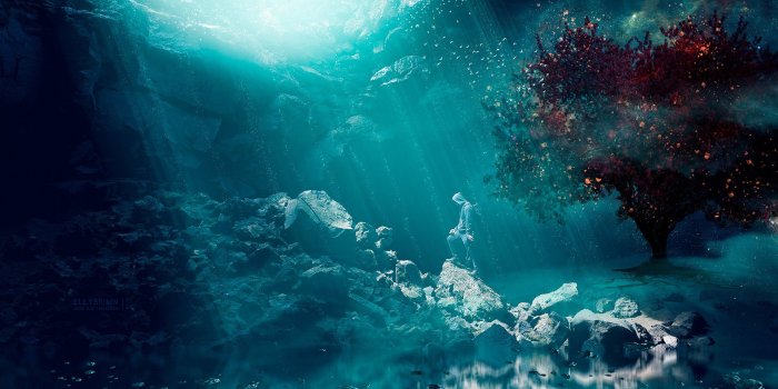 1920x1080 Fantasy Underwater HD Wallpaper | Background Image | 1920x1080