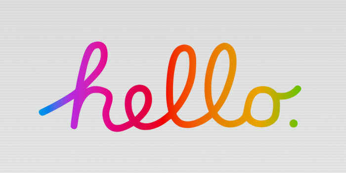 1000x1000 hello. Wallpaper — Basic Apple Guy