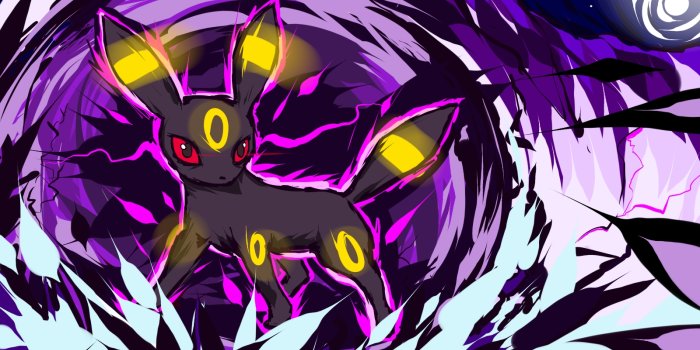 1600x900 pokemon dark darkness eevee umbreon eeveelutions ishmam 1600x900 wallpaper  High Quality Wallpapers,High Definition Wallpapers
