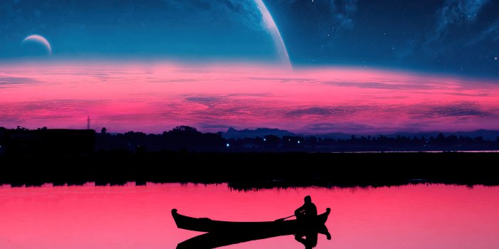 3840x2160 Fishing Evening Digital Art 4k, HD Artist, 4k Wallpapers, Images,  Backgrounds, Photos and Pictures