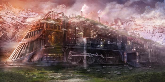 2356x1186 train, Fantasy Art Wallpapers HD / Desktop and Mobile Backgrounds