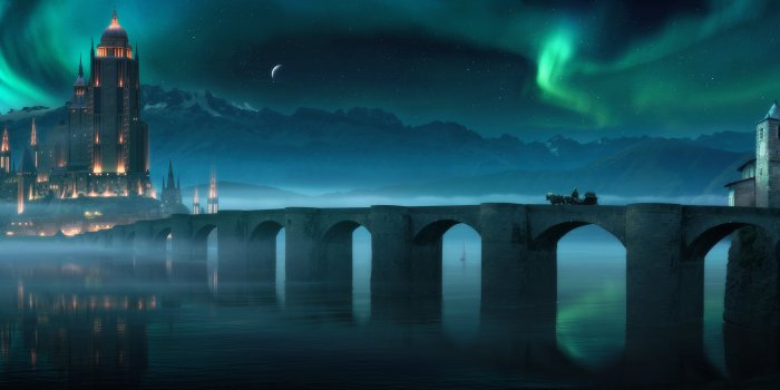 5120x1440 Fantasy City HD Wallpaper | Background Image | 5120x1440