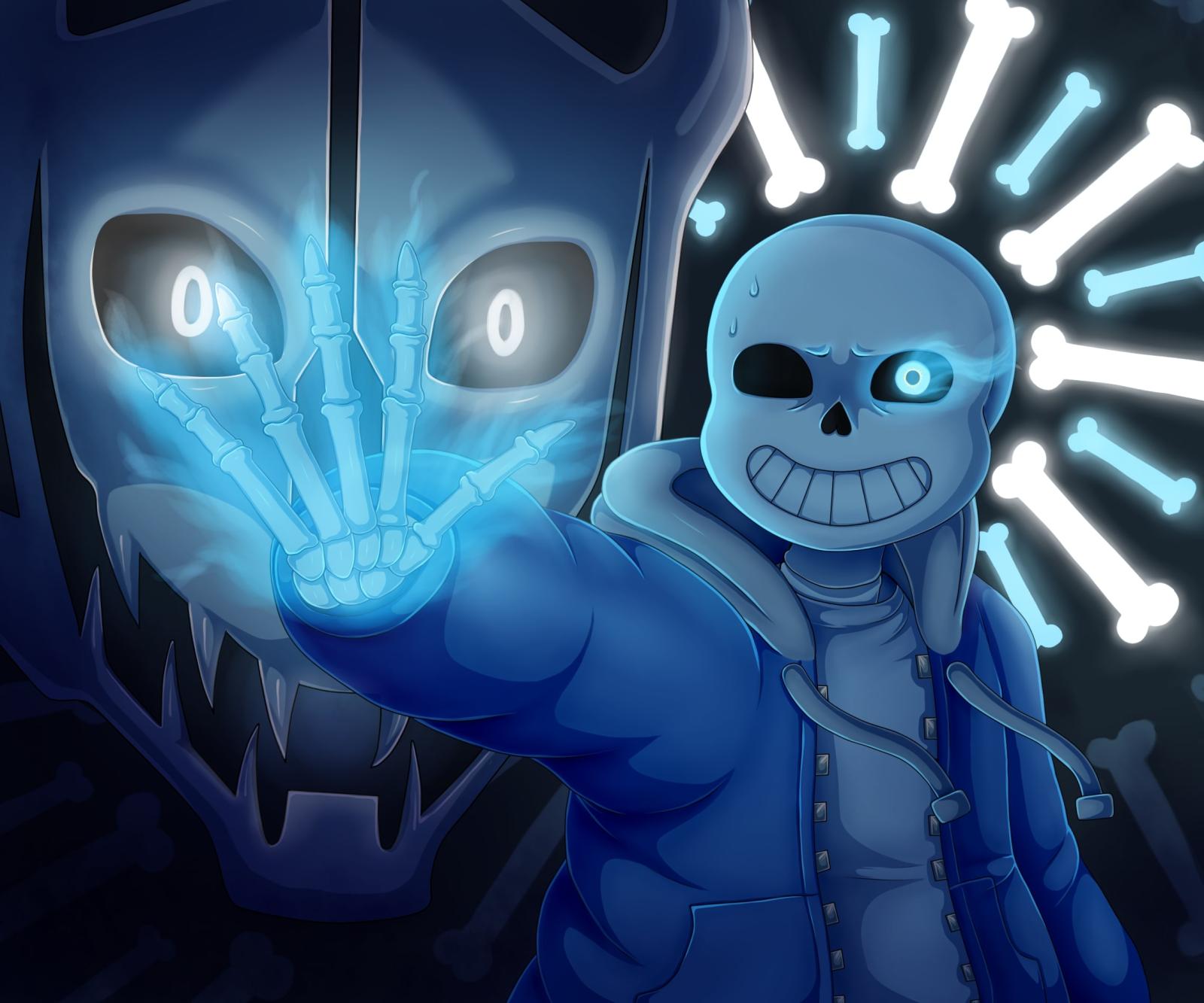 2280x1900 Wallpaper Video Game, Art, Sans, Undertale background