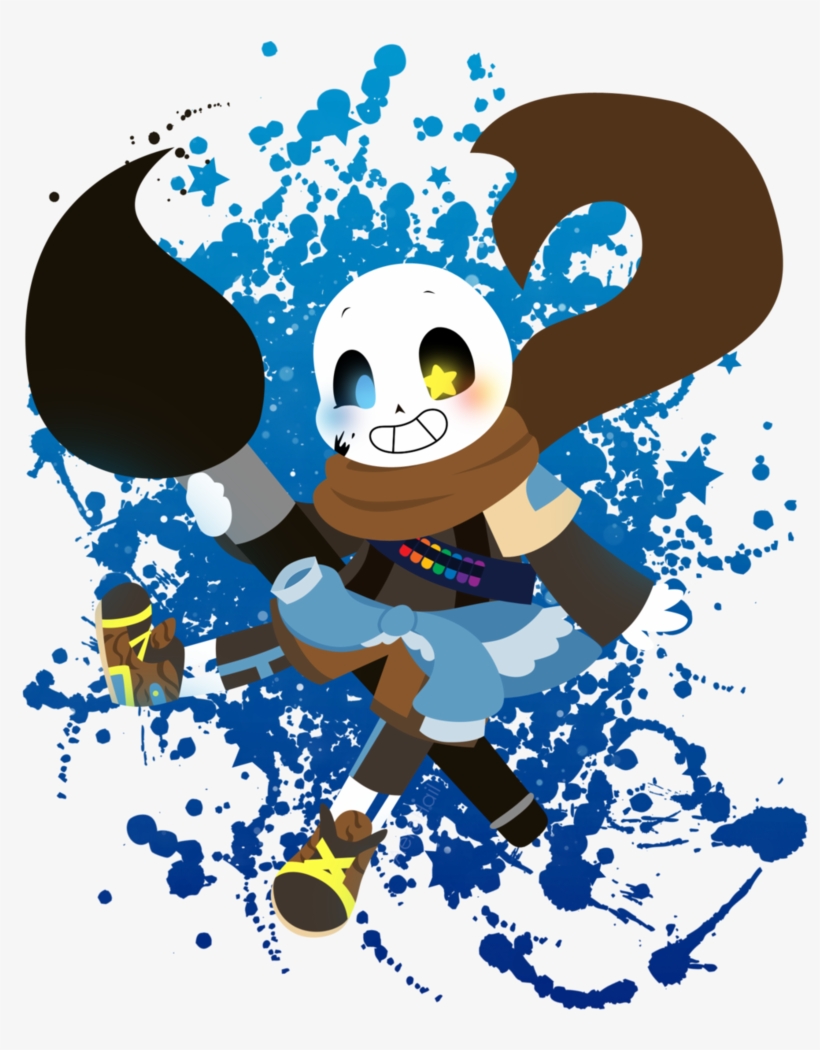 820x1050 Undertale Images Ink Sans Hd Wallpaper And Background - Ink Sans No  Background PNG Image | Transparent PNG Free Download on SeekPNG